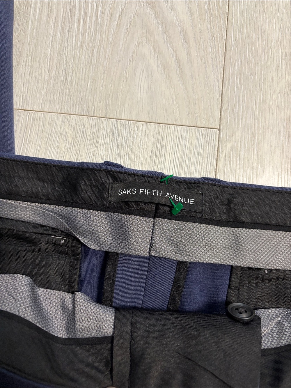 🔥BUNDLESALE Men’s 38/32 Saks Fifth Avenue Black Label Dress Trousers Pants - Picture 3 of 7